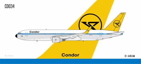 Panda Models 1:400 Condor Boeing B767-300(ER)w "1980s Retro" D-ABUM (PMC0034)