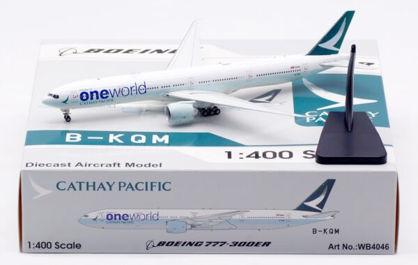 Aviation 400 1:400 Cathay Pacific Boeing B777-300(ER) "OneWorld" B-KQM (WB4046)