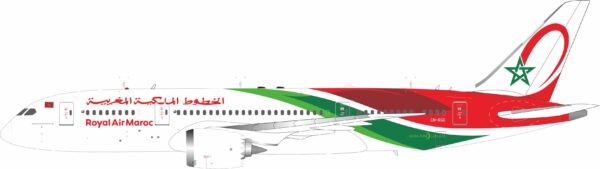 InFlight 200 1:200 Royal Air Maroc Boeing B787-8 Dreamliner CN-RGC (IF788CN0625)