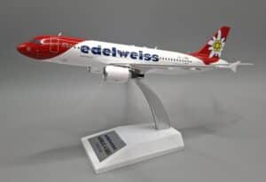 J-Fox Models 1:200 Edelweiss Air Airbus A320-200 "Sorebois" HB-JJK (JF-A320-063)