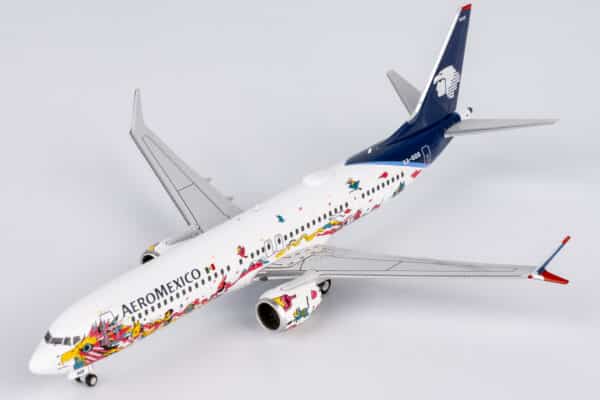 NG Models 1:400 Aeromexico Boeing B737 MAX 9 "Kukulcan" XA-GQS (NG89014) - Image 3