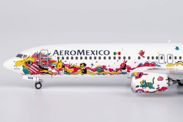 NG Models 1:400 Aeromexico Boeing B737 MAX 9 "Kukulcan" XA-GQS (NG89014) - Image 4