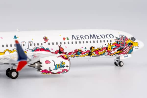 NG Models 1:400 Aeromexico Boeing B737 MAX 9 "Kukulcan" XA-GQS (NG89014) - Image 5