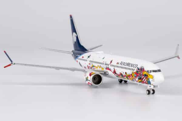 NG Models 1:400 Aeromexico Boeing B737 MAX 9 "Kukulcan" XA-GQS (NG89014) - Image 7
