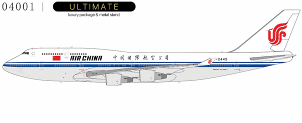 NG Models Ultimate 1:400 Air China Boeing B747-400 "Last Flight" B-2445 (NG04001)