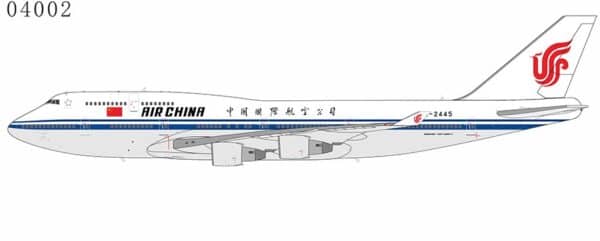 NG Models 1:400 Air China Boeing B747-400 "Last Flight" B-2445 (NG04002)