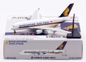 Aviation 400 1:400 Singapore Airlines Airbus A380-800 9V-SKZ (AV4292)