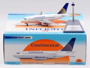 InFlight 200 1:200 Continental Airlines Boeing B737-100 N77204 (IF731CO1125)