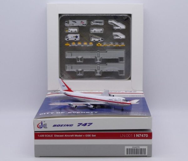 JC Wings 1:400 Boeing Aircraft Company Boeing B747-100 "House Colours" N7470 (XX40278)