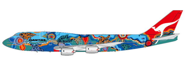 JC Wings 1:400 Qantas Airways Boeing B747-300 "Nalanji Dreaming" VH-EBU (XX40500)