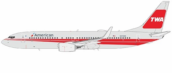 NG Models 1:200 American Airlines Boeing B737-800w "TWA Retro" N915NN (NG08053)