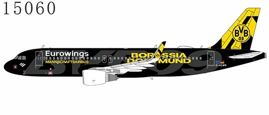 NG Models 1:400 Eurowings Airbus A320-200S "Borussia Dortmund Mannschaftsairbus" D-AEWM (NG15060)