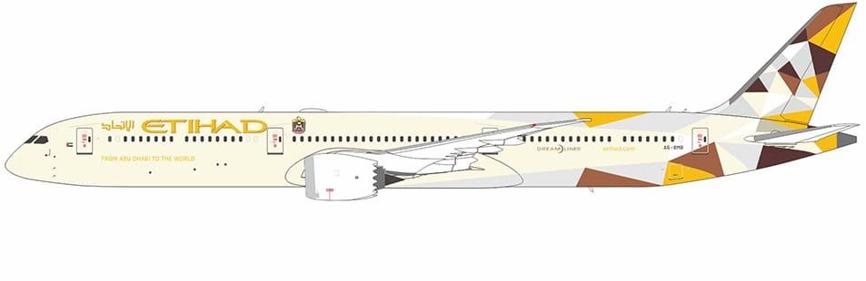 NG Models 1:400 Etihad Airways Boeing B787-10 Dreamliner A6-BMB (NG56032)