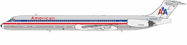 NG Models 1:400 American Airlines McDonnell Douglas MD-82 N236AA (NG83008)