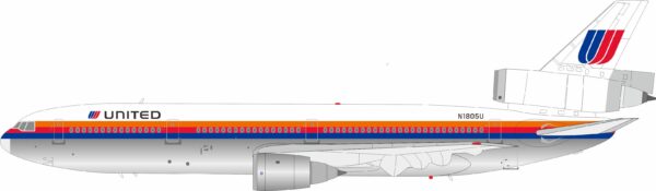 InFlight 200 1:200 United Airlines McDonnell Douglas DC-10-10 N1805U (IF101UA0725P)
