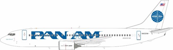 InFlight 200 1:200 Pan American World Airways (Pan Am) Boeing B737-400 N403KW (IF734PA0825)