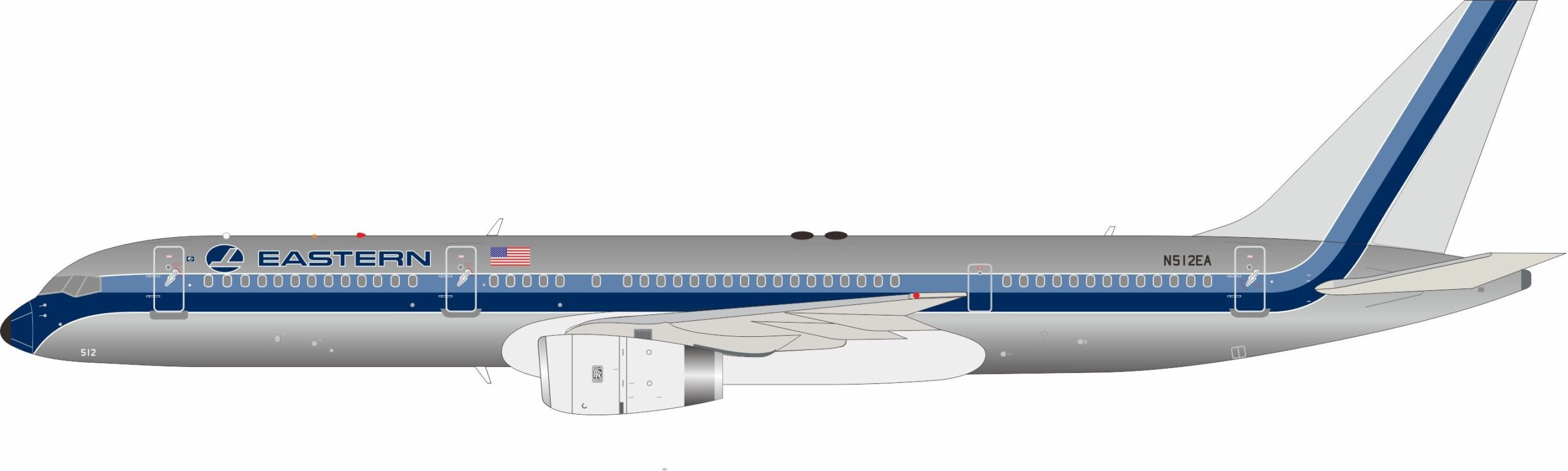 InFlight 200 1:200 Eastern Air Lines Boeing B757-200 N512EA (IF752EA0825P)