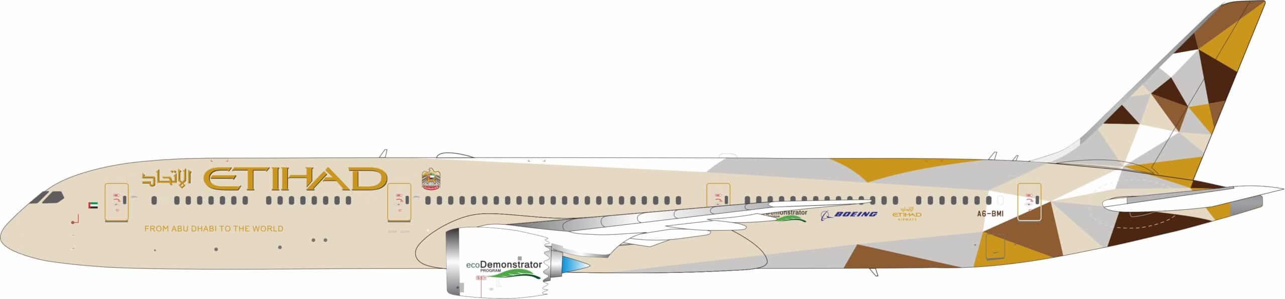 InFlight 200 1:200 Etihad Airways Boeing B787-10 Dreamliner A6-BMI (IF78XEY1024)