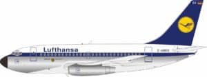 J-Fox Models 1:200 Lufthansa Boeing B737-100 "Gottingen" D-ABEO (JF-737-1-001P)