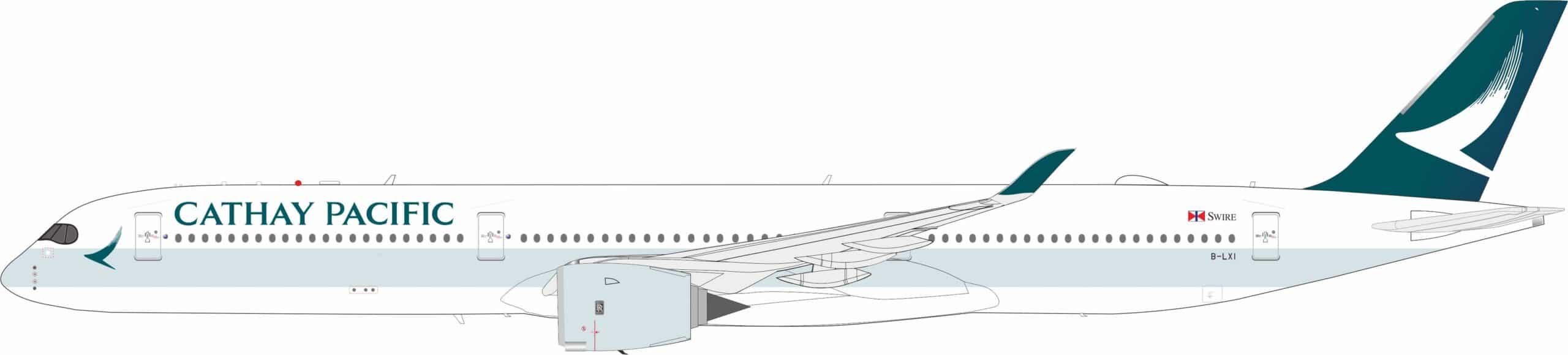 J-Fox Models 1:200 Cathay Pacific Airbus A350-1000 XWB B-LXI (WB-SC-A350-10-003)