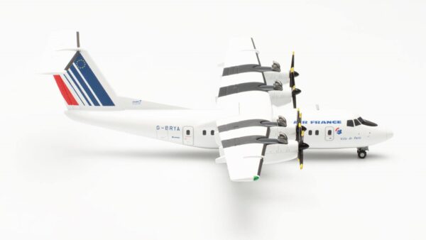 Herpa Wings 1:200 Air France (Brymon Airways) de Havilland Canada DHC-7-100 Dash 7 "Ville de Paris" G-BRYA (HE572644) - Image 3