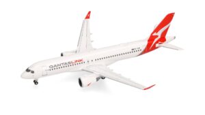 Herpa Wings 1:200 QantasLink (National Jet Systems) Airbus A220-300 "Koala" VH-X4B (HE573184)
