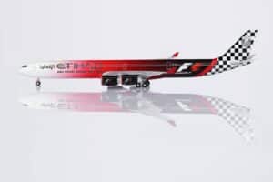 HX Models 1:400 Etihad Airways Airbus A340-600 "2009 Abu Dhabi Grand Prix - Flaps Up" A6-EHJ (HY346091)