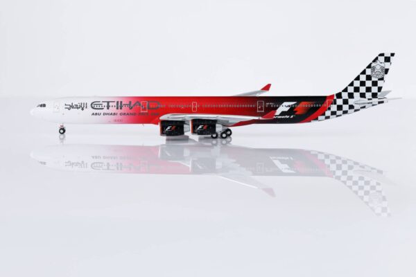 HX Models 1:400 Etihad Airways Airbus A340-600 "2010 Abu Dhabi Grand Prix - Flaps Up" A6-EHJ (HY346093)