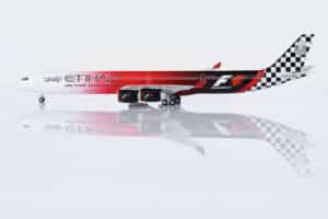 HX Models 1:400 Etihad Airways Airbus A340-600 "2011 Abu Dhabi Grand Prix - Flaps Up" A6-EHJ (HY346095)