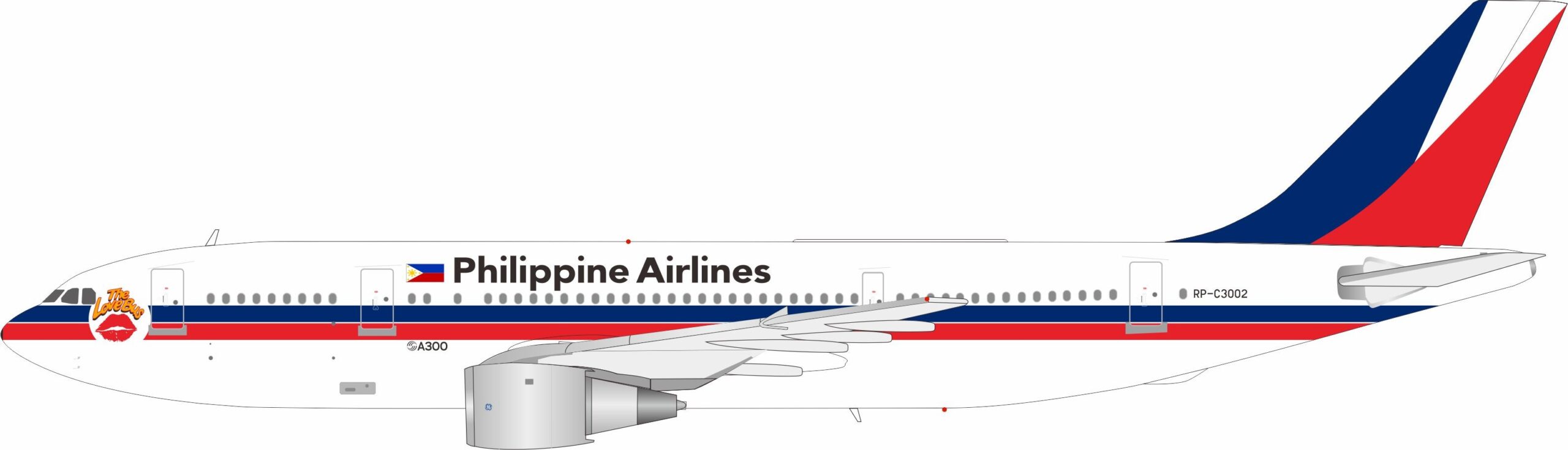 InFlight 200 1:200 Philippine Airlines Airbus A300B4-100 RP-C3002 (IF300RP0825)