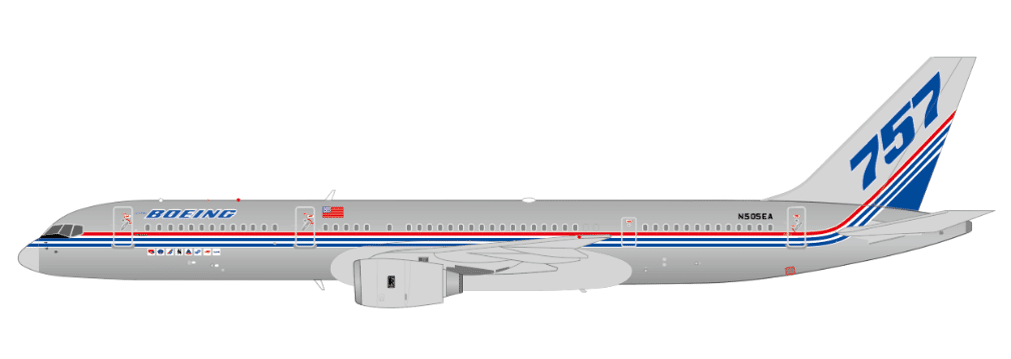 JC Wings 1:200 Boeing Aircraft Company Boeing B757-200 "House Colours" N505EA (LH2290)
