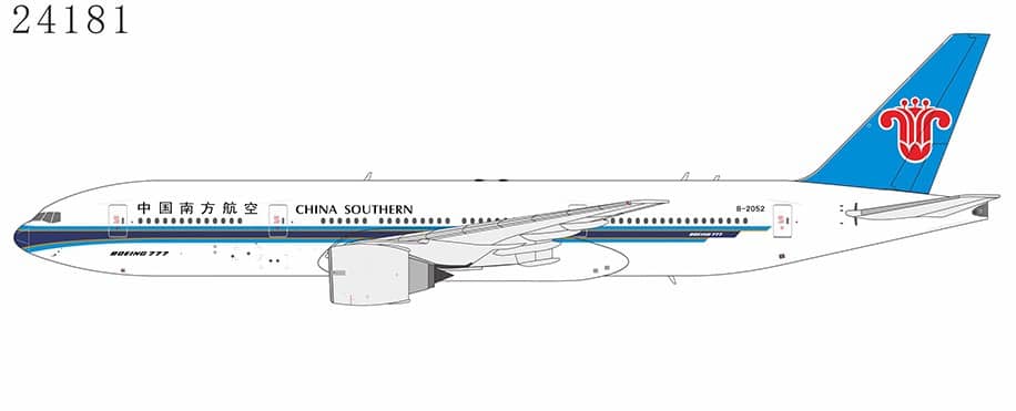 NG Models 1:400 China Southern Airlines Boeing B777-200 B-2052 (NG24181)