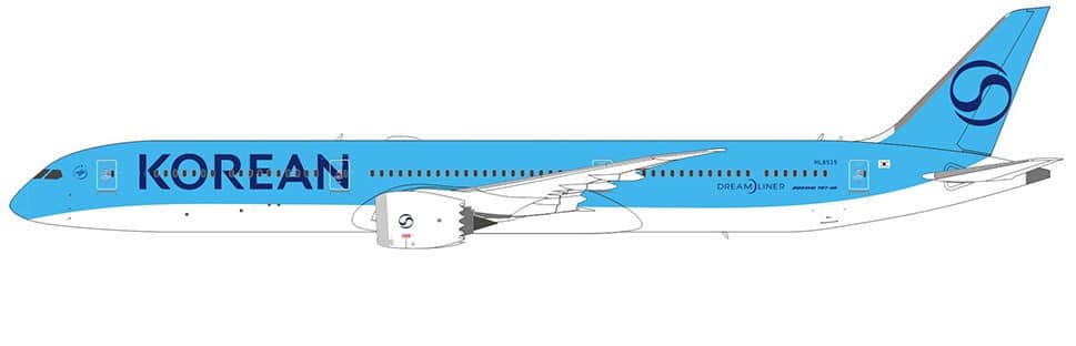 NG Models 1:400 Korean Air Boeing B787-10 Dreamliner HL8515 (NG56033)