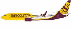 NG Models 1:400 Sun Country Airlines Boeing B737-800w "Minnesota Gopher Athletics" N809SY (NG58248)