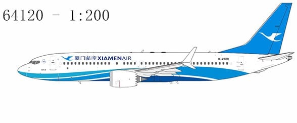 NG Models 1:200 Xiamen Airlines Boeing B737 MAX 8 B-20CR (NG64120)