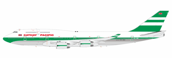 JC Wings 1:200 Cathay Pacific Boeing B747-400 "Flaps Up" VR-HOR (SA2101)
