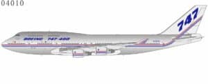NG Models 1:400 Boeing Aircraft Company Boeing B747-400 "House Colours" N401PW (NG04010)