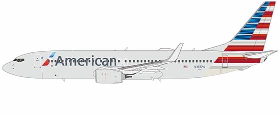 NG Models 1:200 American Airlines Boeing B737-800w N355PU (NG08052)
