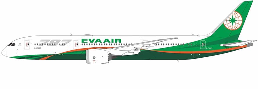 NG Models 1:400 Eva Air Boeing B787-9 Dreamliner B-17883 (NG55144)