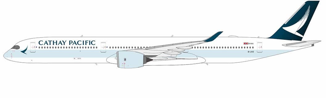 NG Models 1:400 Cathay Pacific Airbus A350-1000 XWB B-LXO (NG57020)