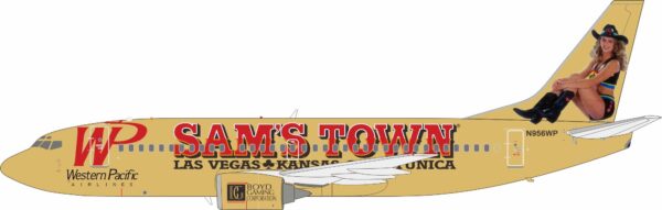 InFlight 200 1:200 Western Pacific Airlines Boeing B737-300 "Sam's Town" N956WP (B-733-956)