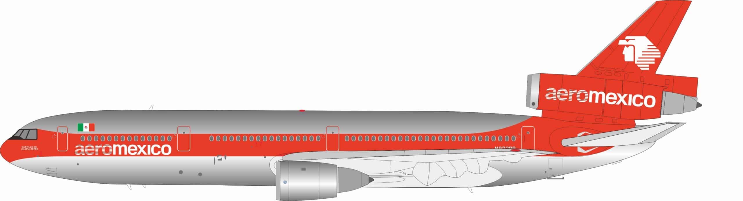 InFlight 200 1:200 Aeromexico McDonnell Douglas DC-10-30 N8228P (IF103AM0825P)