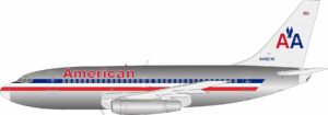 InFlight 200 1:200 American Airlines Boeing B737-200 N4501W (IF732AA0925P)