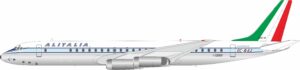 InFlight 200 1:200 Alitalia McDonnell Douglas DC-8-62 "Vincenzo Bellini" I-DIWY (IF862AZ0725P)