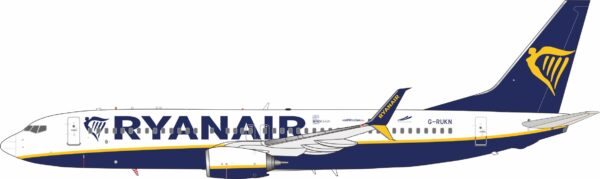 J-Fox Models 1:200 Ryanair UK Boeing B737-800S "Visit Wroclaw" G-RUKN (JF-737-8-022)