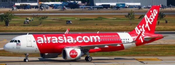 JC Wings 1:400 AirAsia Airbus A320neo 9M-RAL (XX40804)