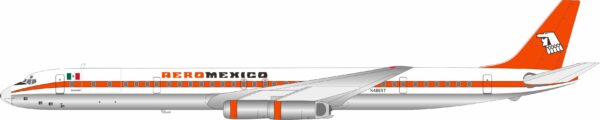InFlight 200 1:200 Aeromexico McDonnell Douglas DC-8-73CF "Chiapas" N4865T (IF863AM1025P)