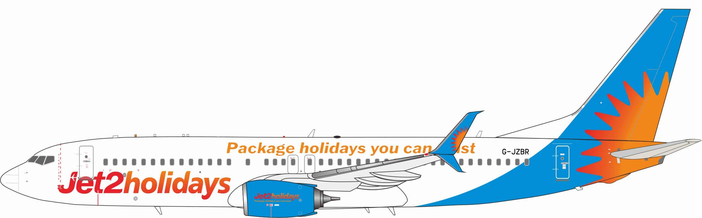 J-Fox Models 1:200 Jet2 Boeing B737-800S G-JZBR (JF-737-8-054)