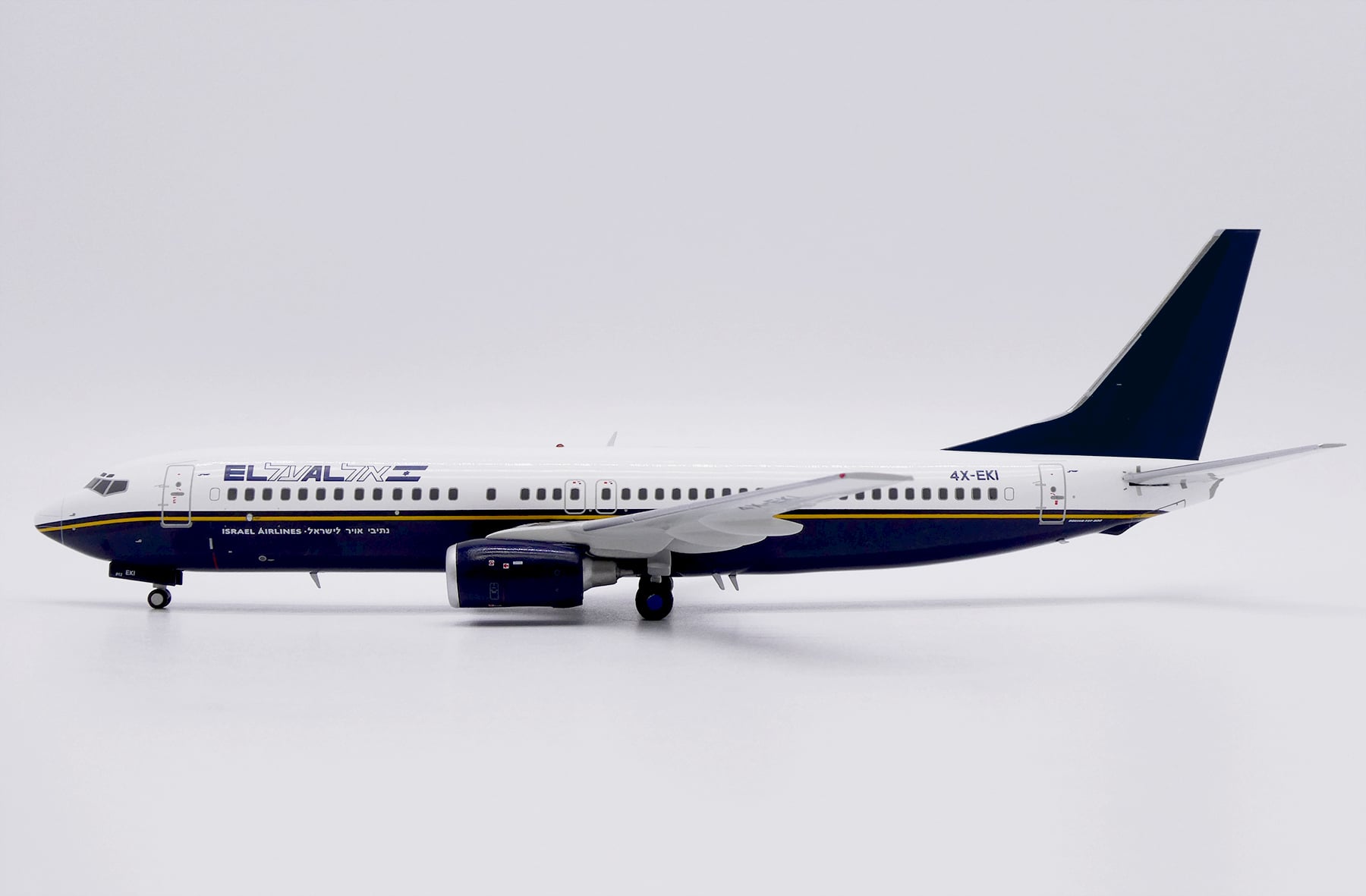 JC Wings 1:200 El Al Israel Airlines Boeing B737-800 "North American Airlines Hybrid" 4X-EKI (LH2440)