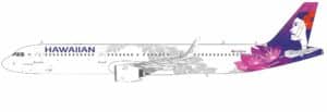 NG Models 1:400 Hawaiian Airlines Airbus A321neo "Uhiuhi" N215HA (NG13133)